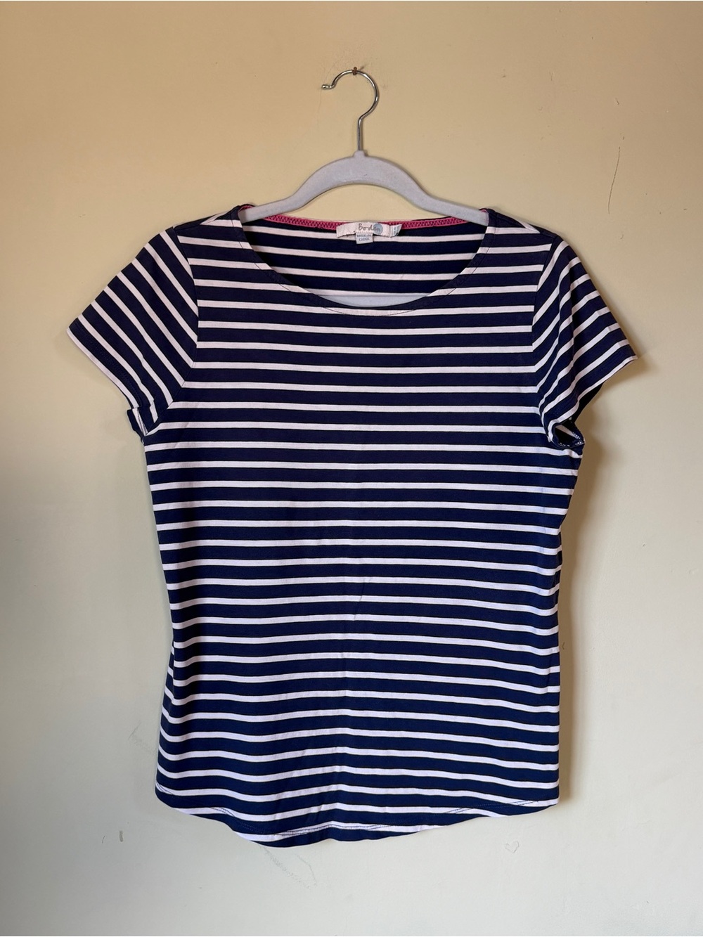 Boden Striped Short-Sleeve Tee